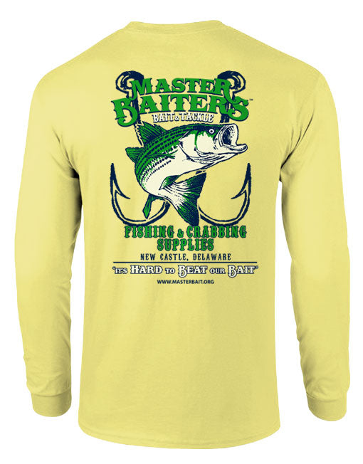 Beat Our Bait - Long Sleeve - Yellow – Master Baiter's Bait, Tackle, Crabs