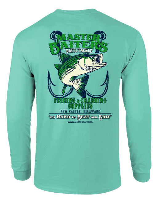 Beat Our Bait - Long Sleeve - Turquoise – Master Baiter's Bait, Tackle,  Crabs