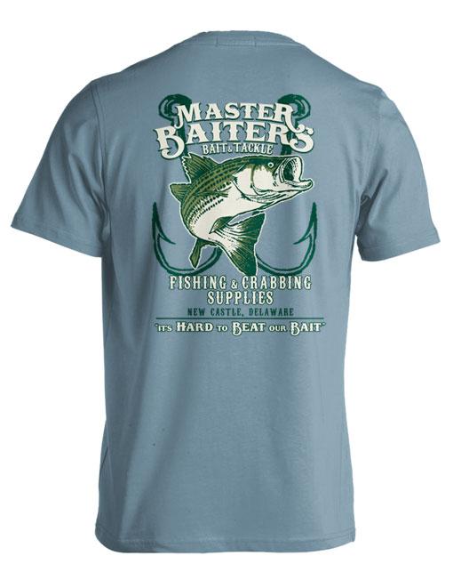  Master Bait & Tackle Fishing Tee Shirt : Clothing, Shoes &  Jewelry