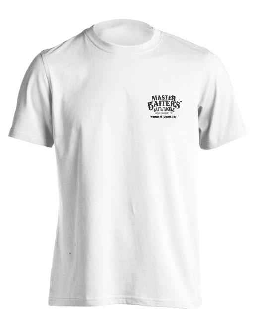 Beat Our Bait - T Shirt - White – Master Baiter's Bait, Tackle, Crabs