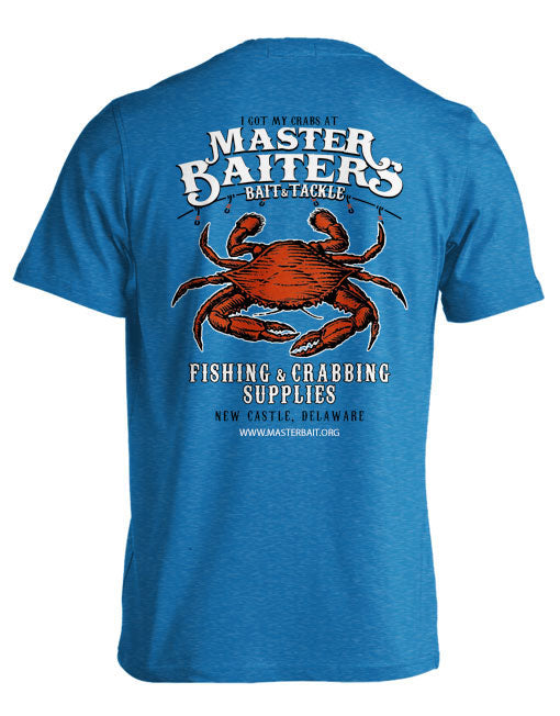 Crabbing Supplies - T Shirt - Bluebird – Master Baiter's Bait, Tackle, Crabs